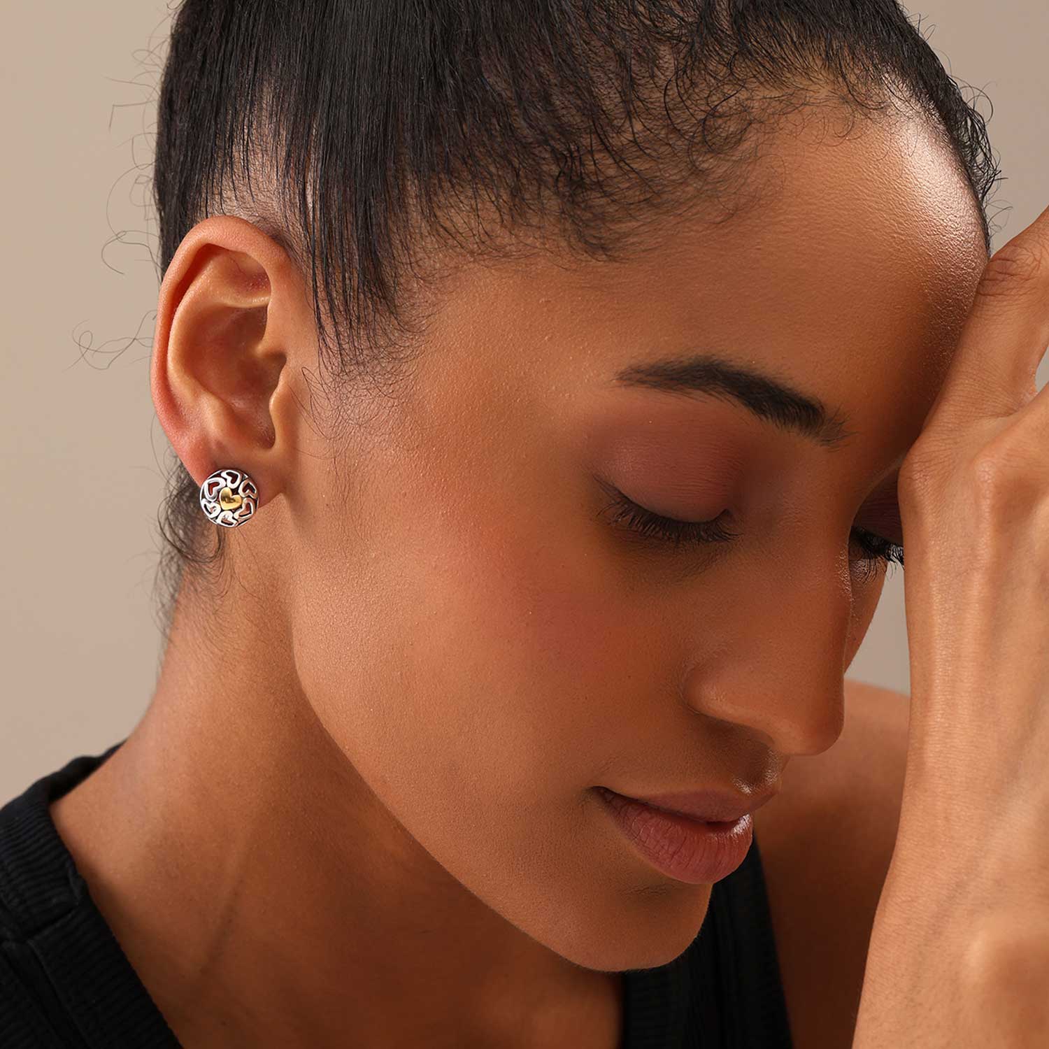 Omega-Clip Stud Earrings