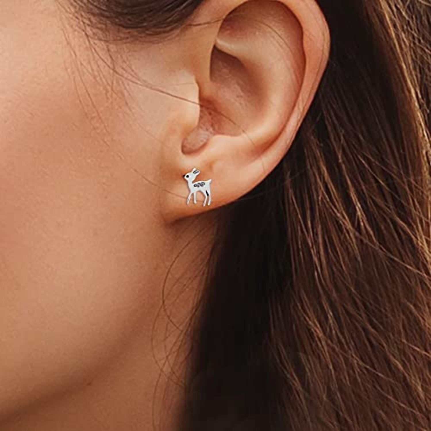 Deer Stud Earrings for Teen