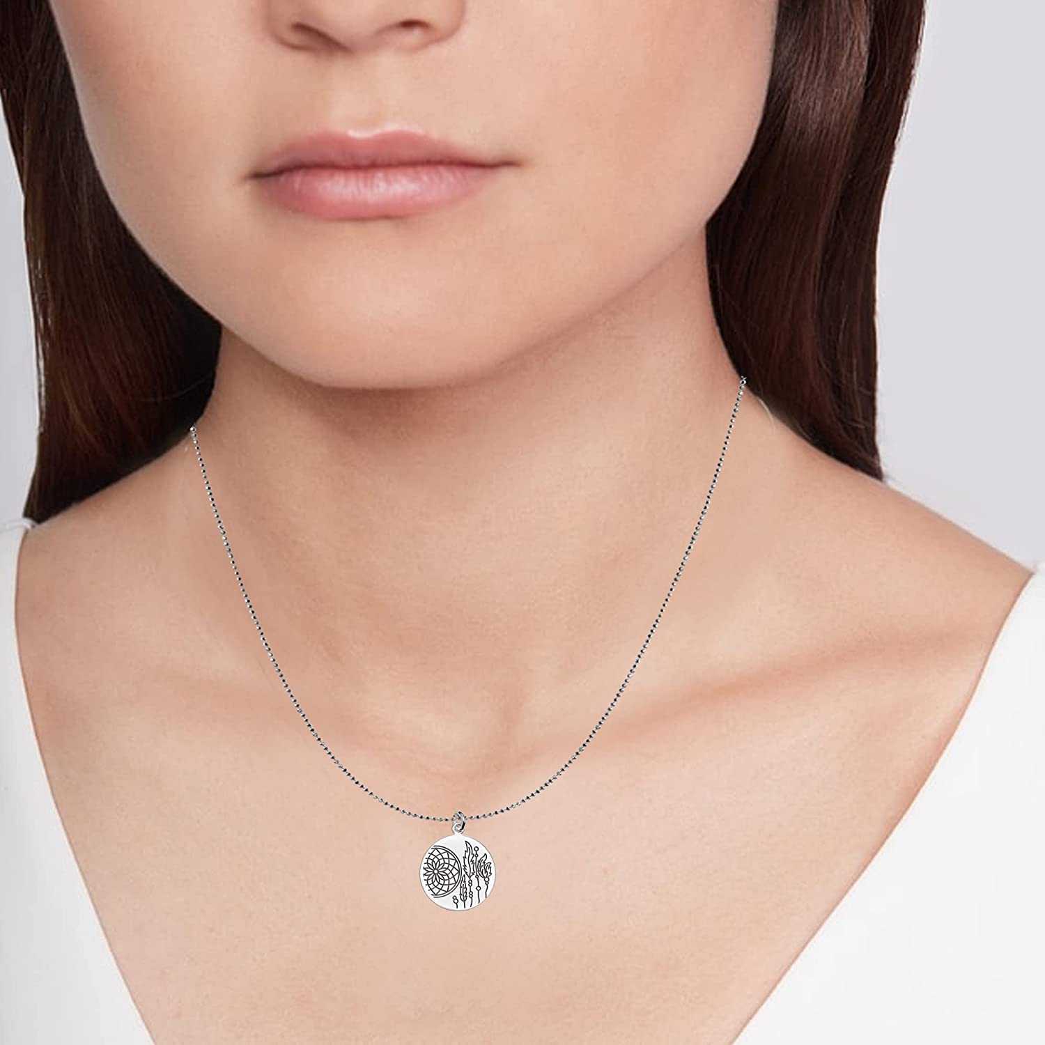 Dreamcatcher myMantra Necklace Pendant for Women Teen