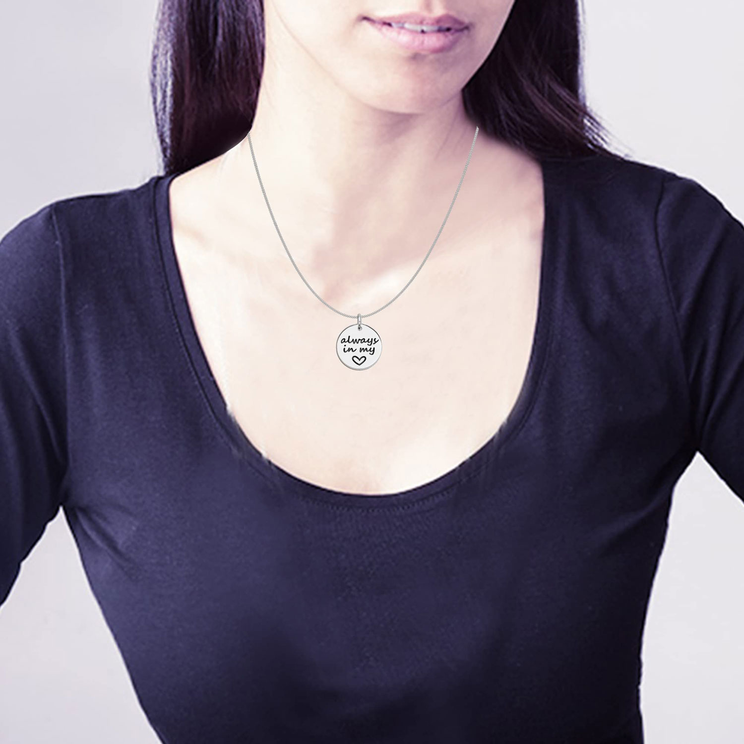 Always in my Heart Memorial Necklace