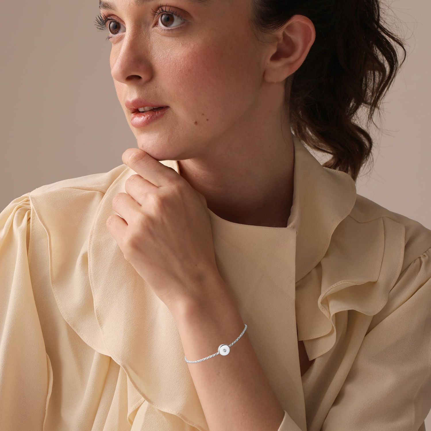 Bolo Bracelet Lightweight Italian Design Zirconia Adjustable Bracelets Linear Solo Friendship Rope Chain Sliding Bolo Bracelet