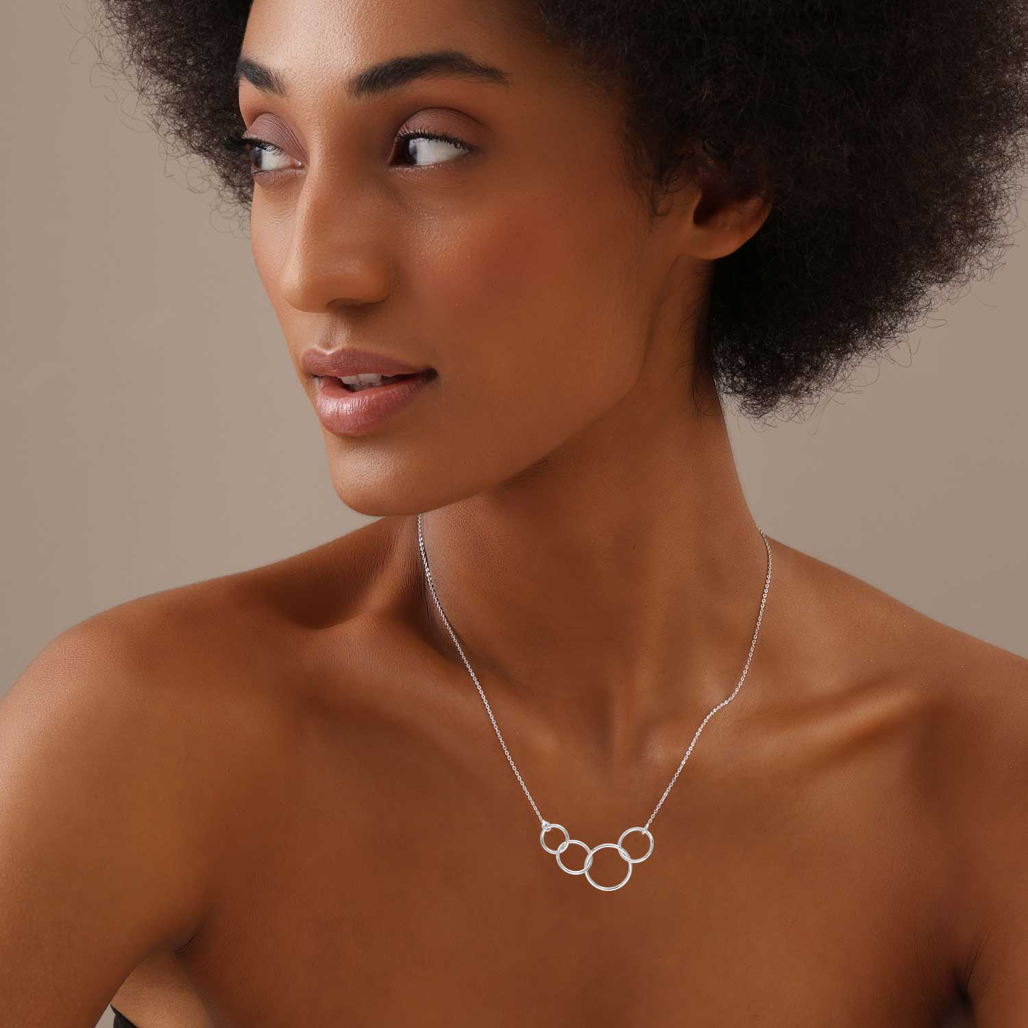 Four Circle Necklace