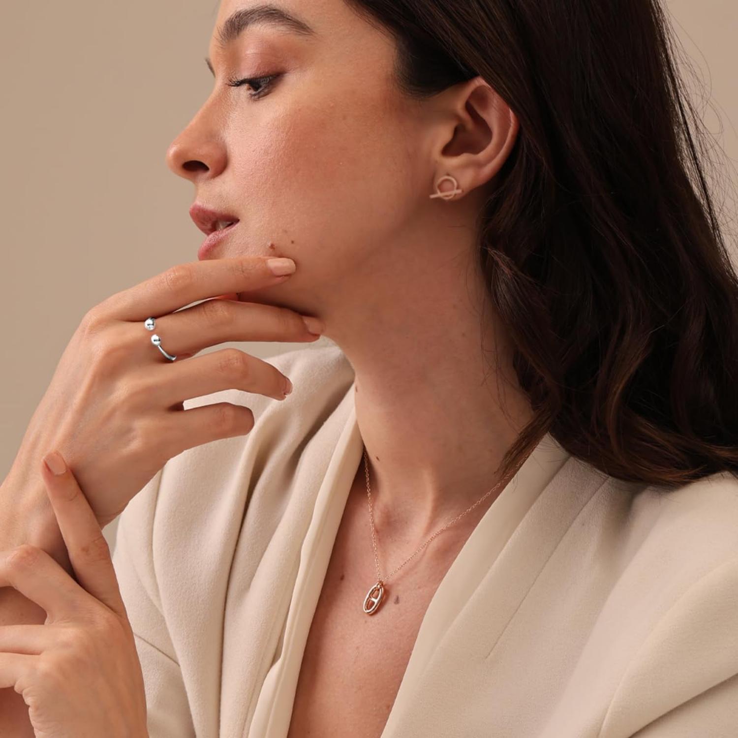 Adjustable Tiny Balls Knuckle Stacking Rings